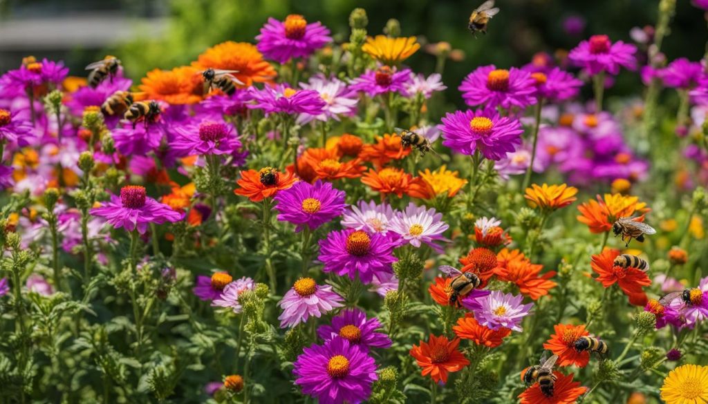 Attracting Pollinators with Flowering Plants