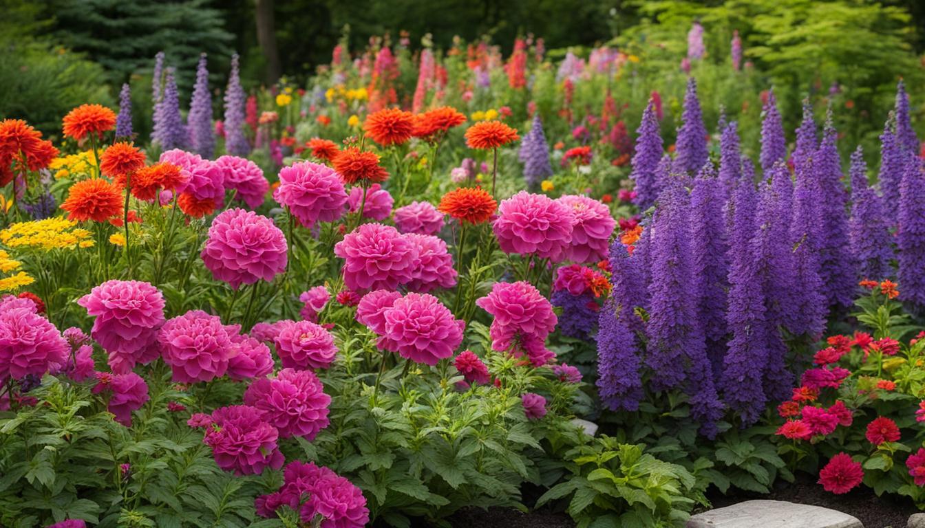 Flower landscaping