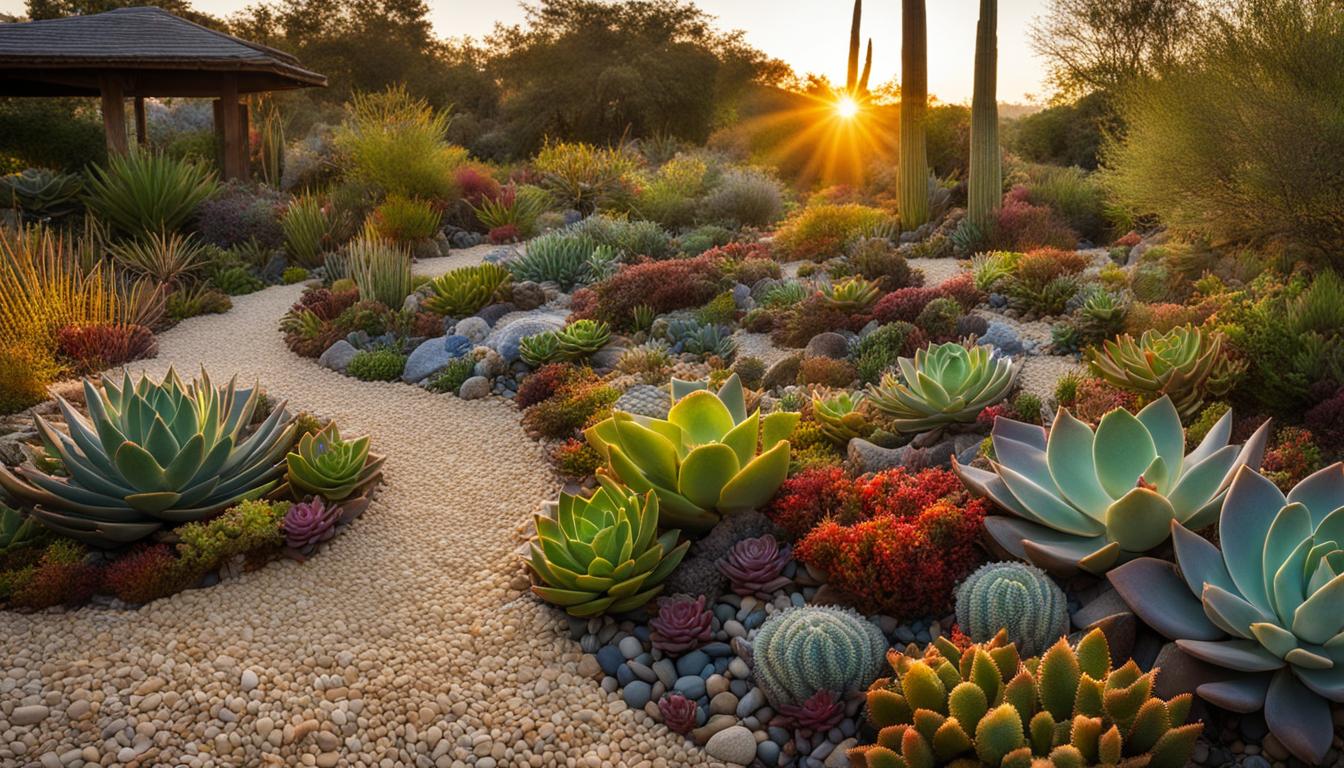 Succulent landscaping