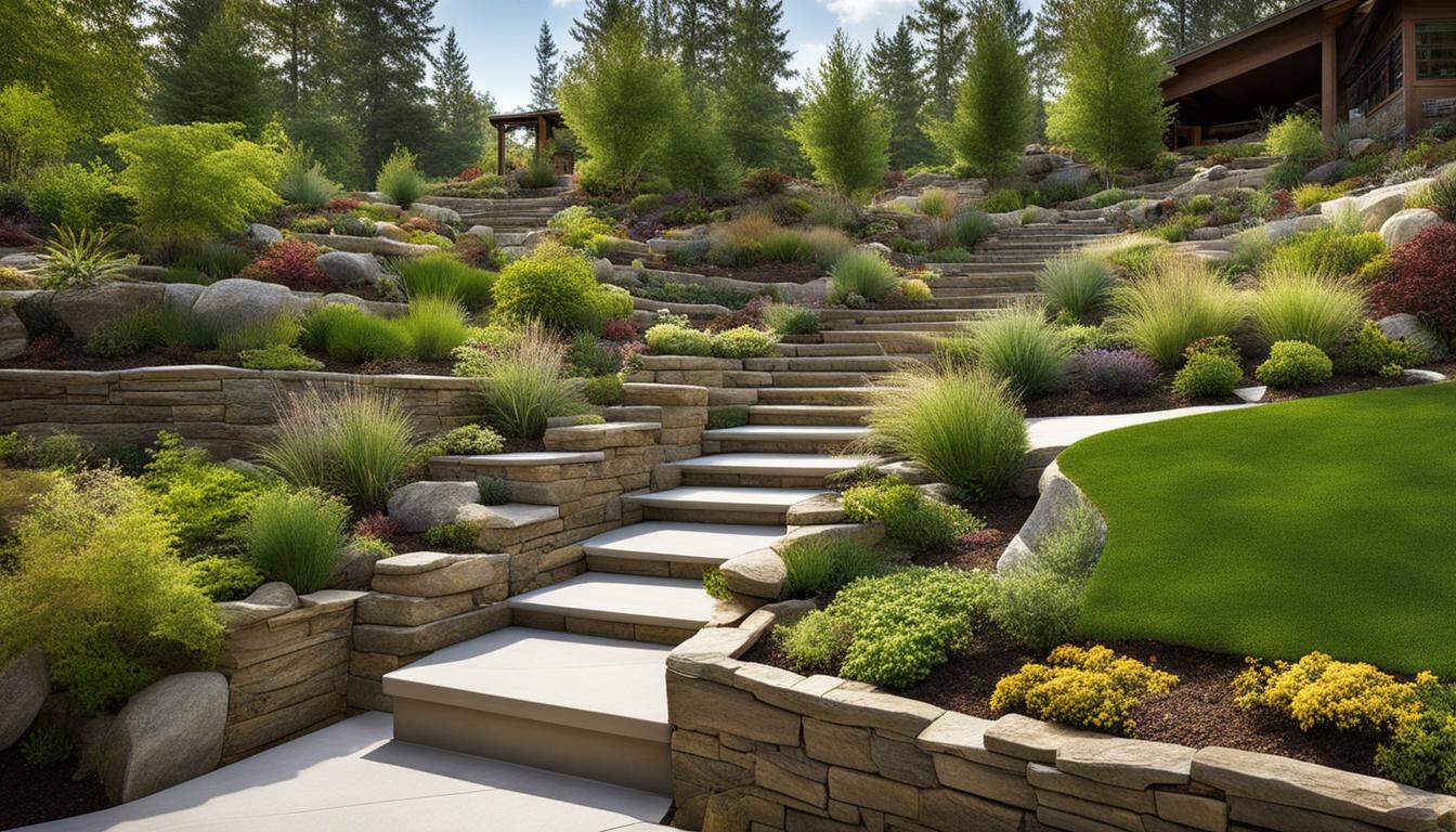 Slope landscaping