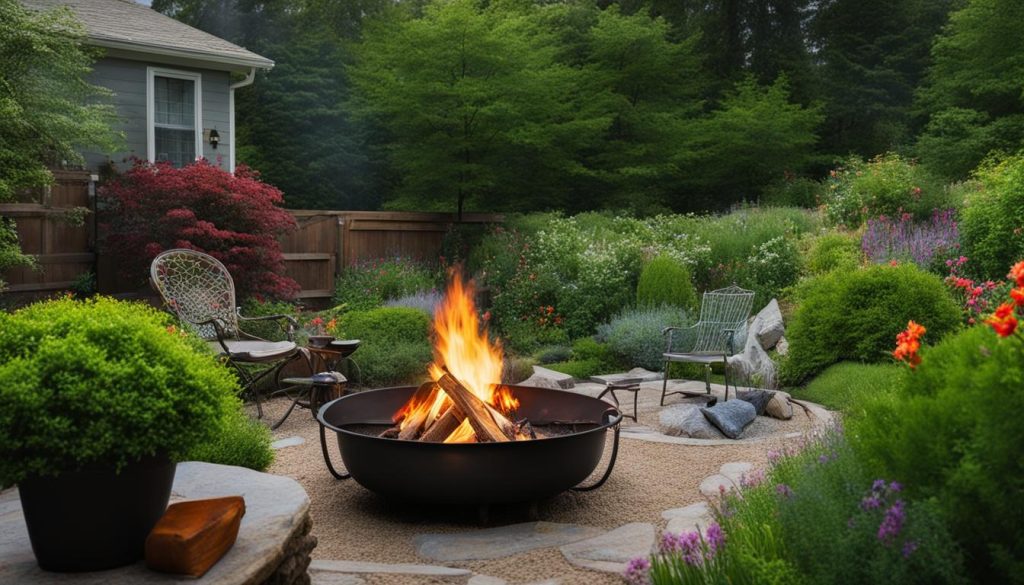 fire feature landscaping maintenance and care