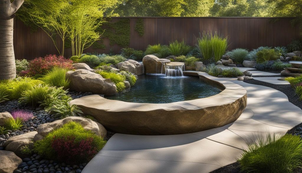 landscape design and water feature planning