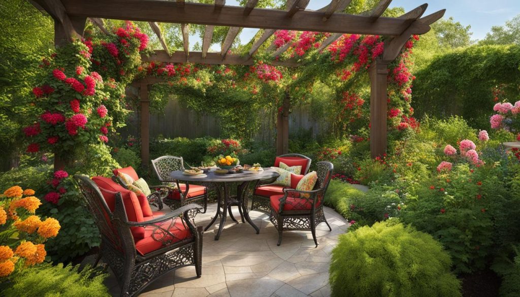 pergola landscaping