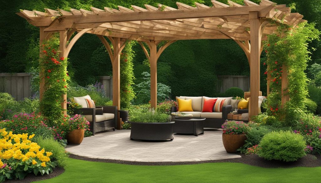 plants for pergola landscaping